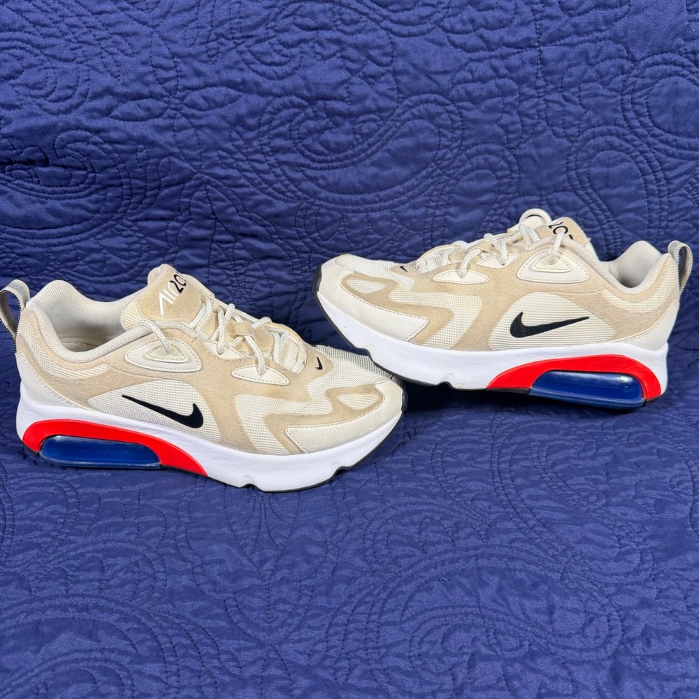 Nike Air Max 200 Light Orewood Brown University Red AT6175-100 Womens 9